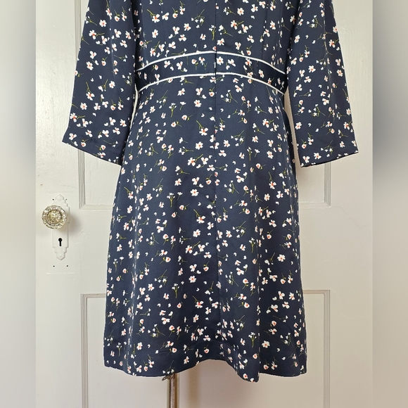 Banana Republic Floral Dress Size 10 - Picture 4 of 13